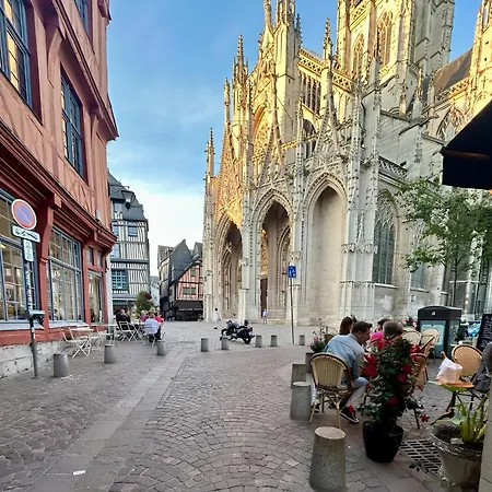公寓 Malpalu St Maclou Centre Linges Et Menage Inclus 鲁昂